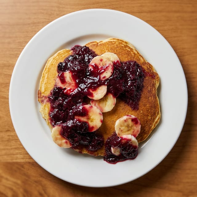 Banana Berry Pancakes.